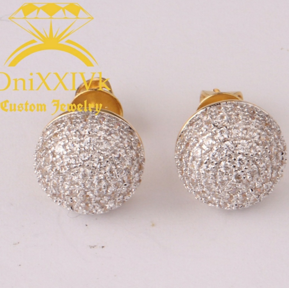 Iced Out Custom Studded Earrings